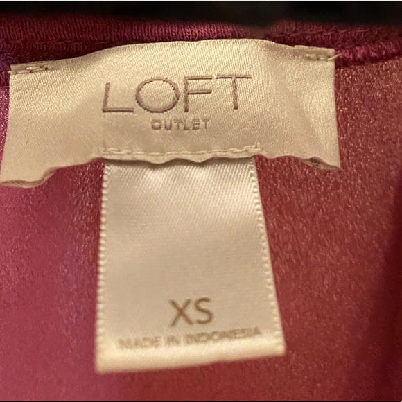 XS Loft silk tank top - Picture 7 of 12